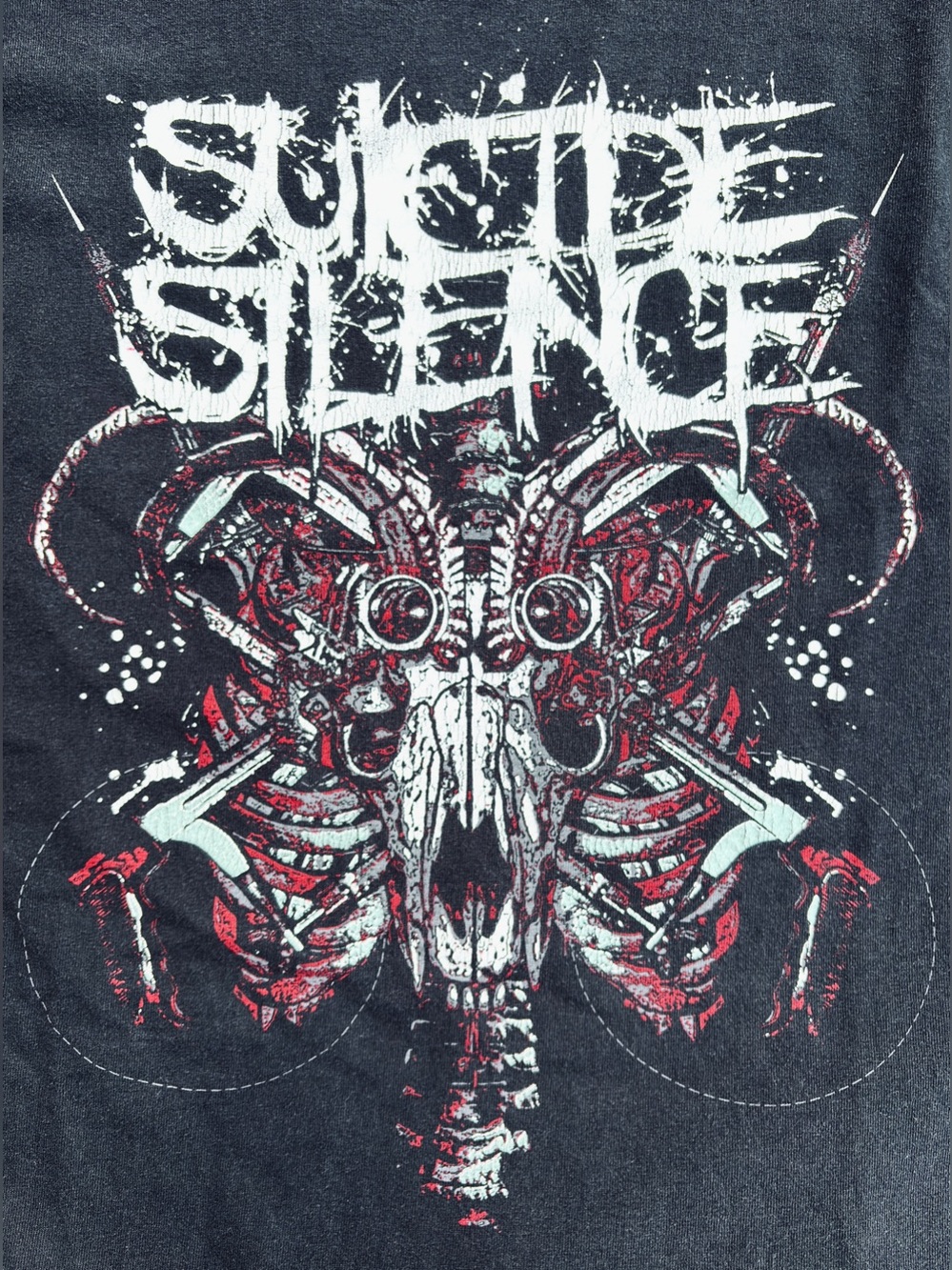 Pre-owned Suicide Silence Band T-Shirt, Size Medium - Picture 2 of 4
